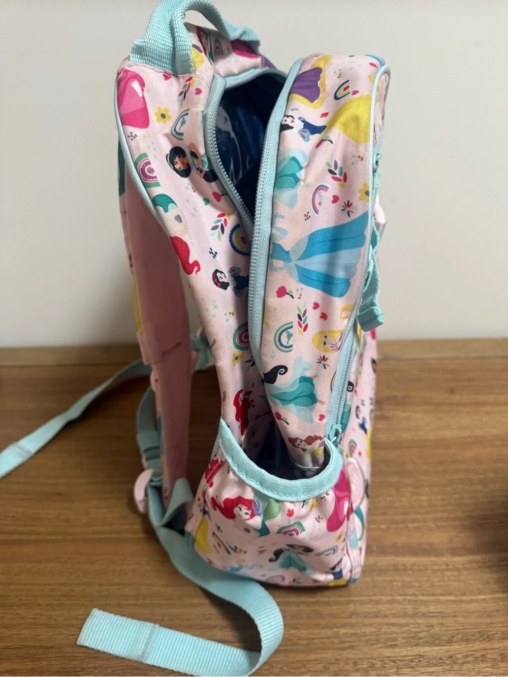Simple Modern Disney Princess and Rainbows backpack
